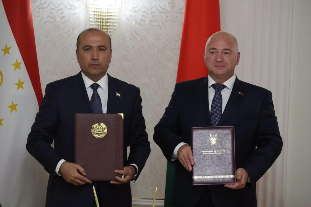 Tojikiston va Belarus korrupsiyaga qarshi kurash idoralari "Hamkorlik dasturi"ni imzoladilar