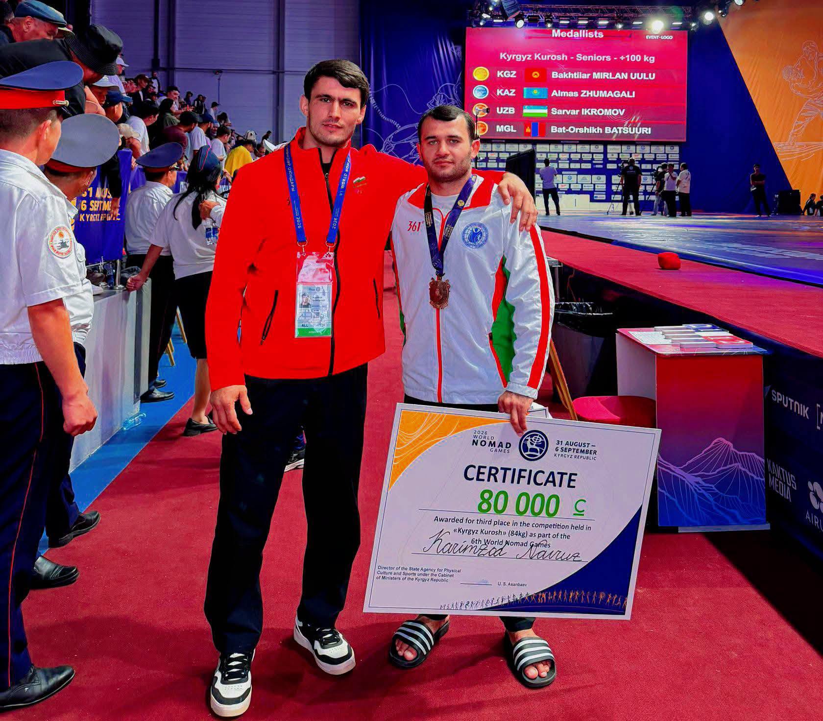 Tojikiston Jahon ko'chmanchilar o'yinlarida uchta bronza medalini qo'lga kiritdi
