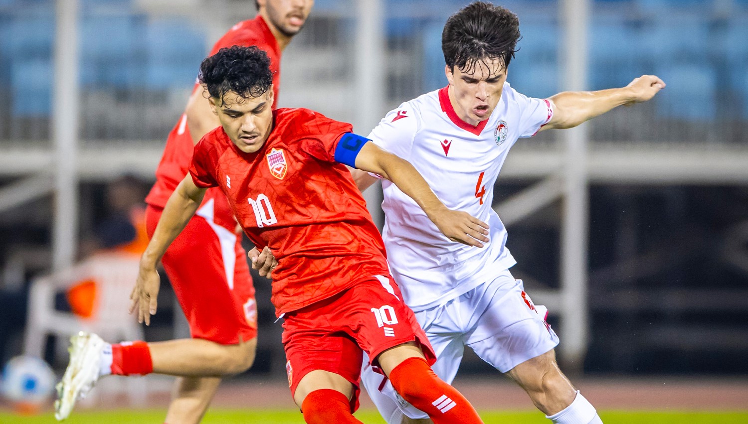 Tojikistonning 20 yoshgacha bo'lgan futbolchilar terma jamoasi Osiyo Kubogi saralash bosqichining dastlabki o'yinida Bahraynga mag'lub bo'ldi.