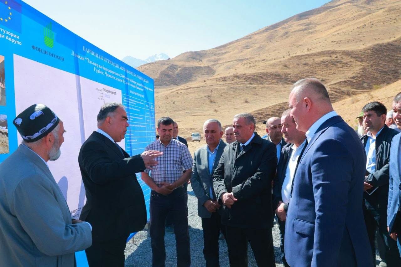 Panjikentda sug'oriladigan yerlar va pista bog'lari kengaytirilmoqda